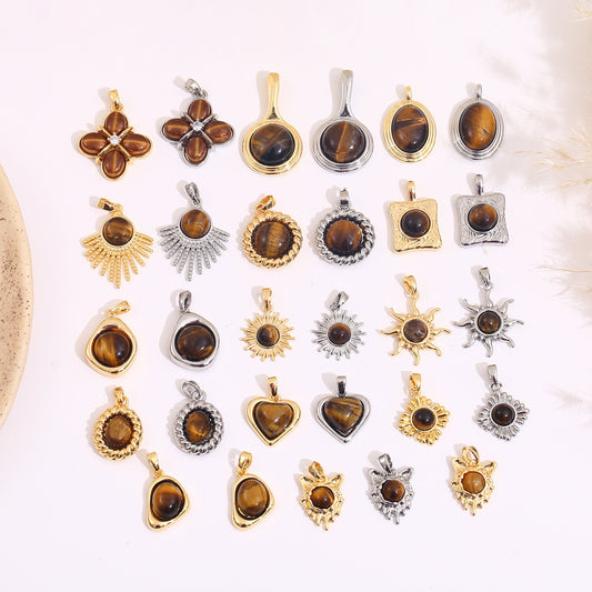 Rainbow Crystals set Natural crystal Necklace&pendant