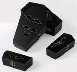 Halloween coffin-shaped wooden box 3