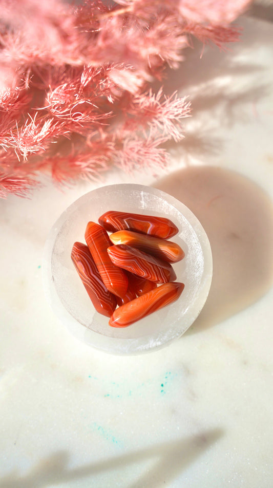 Carnelian Double Terminated Point