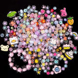 Beads Lucky Bags（Acrylic,glass,bodhi） - Open in Live - for Beaded Pen Chain DIY