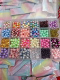 Beads Lucky Bags（Acrylic,glass,bodhi） - Open in Live - for Beaded Pen Chain DIY