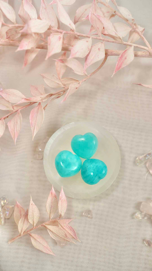 Amazonite Heart (Gem Grade)