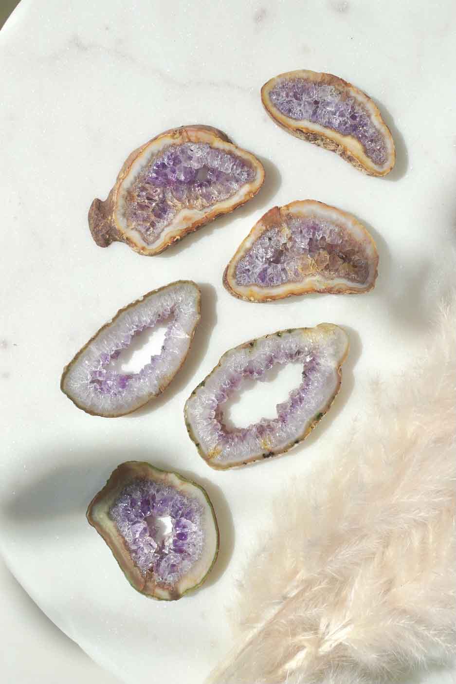 Amethyst Geode Slice