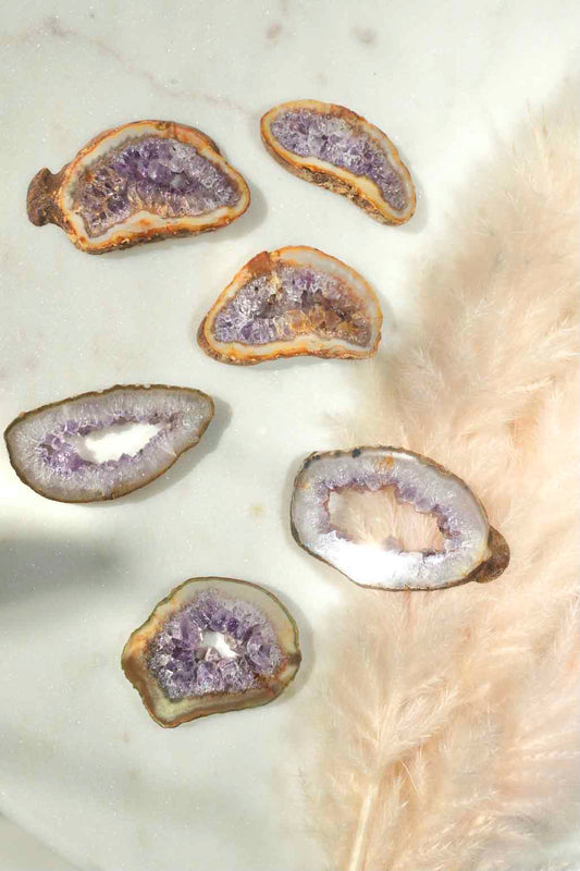 Amethyst Geode Slice