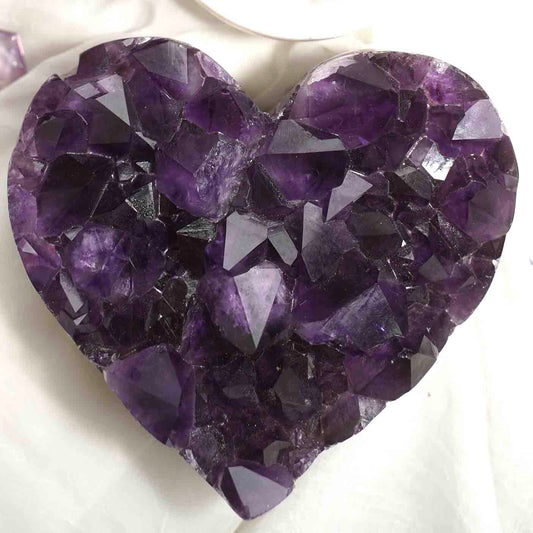 Amethyst Heart Cluster