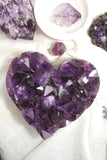 Amethyst Heart Cluster