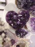 Amethyst Heart Cluster