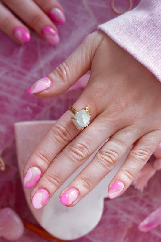 Angel Aura Quartz Ring