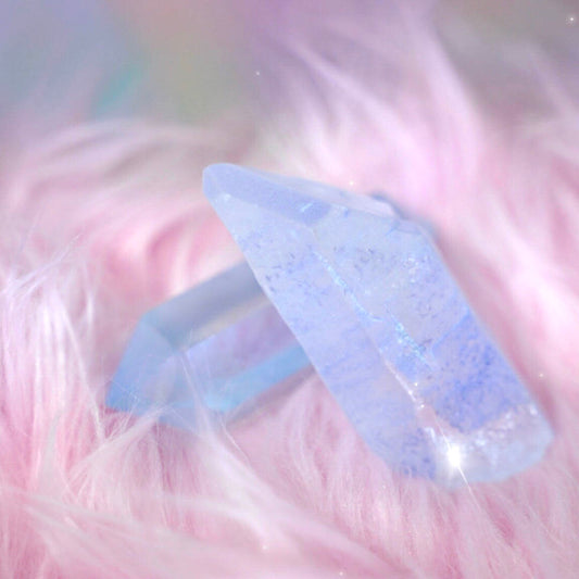 Aqua Aura Quartz Point