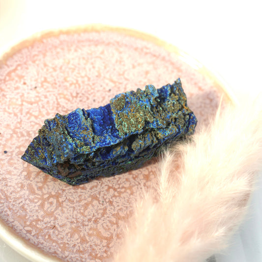 Azurite Druzy Tower