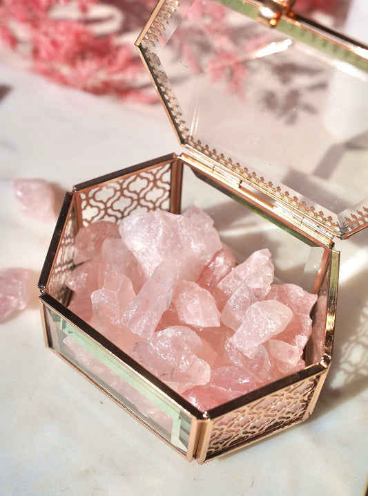 Raw Rose Quartz