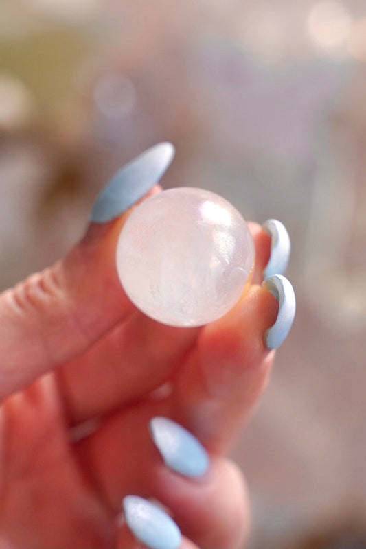 Aura Rose Quartz Sphere