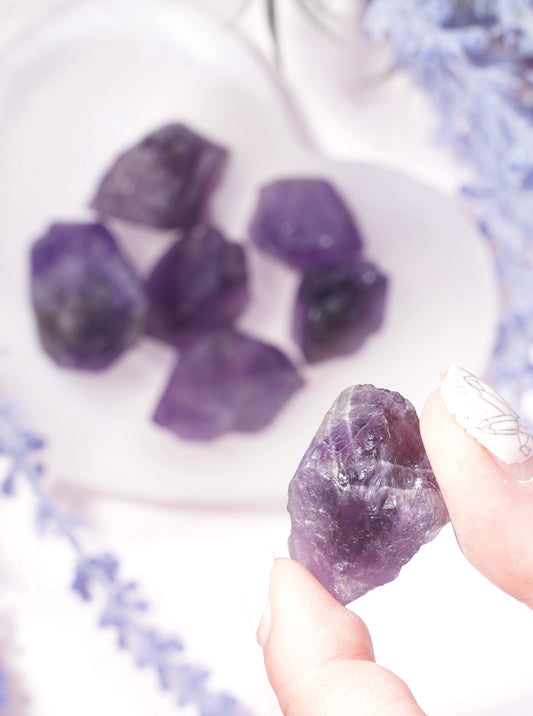 Dream Amethyst Raw Tumble