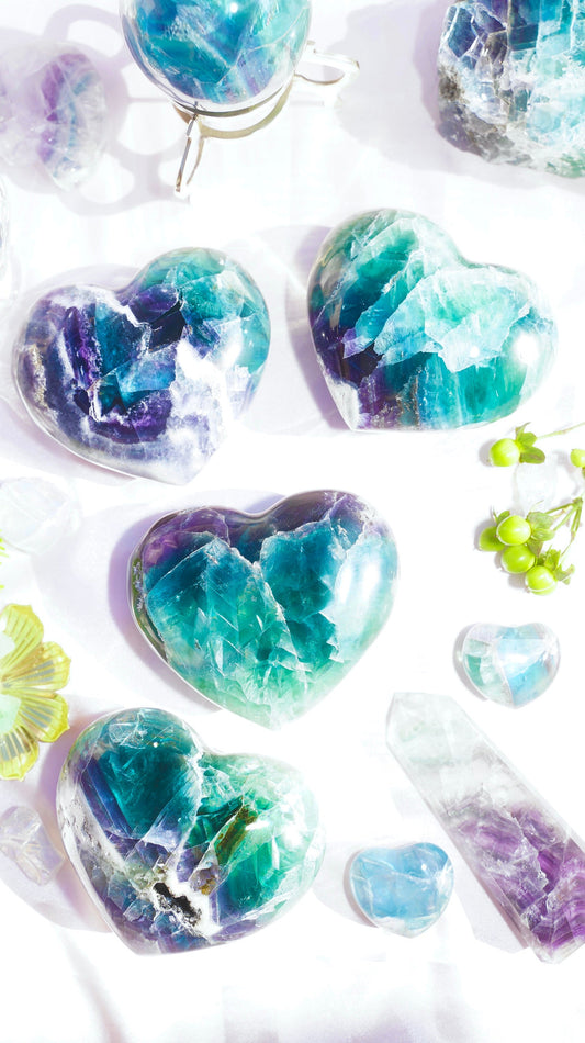 Fluorite Heart