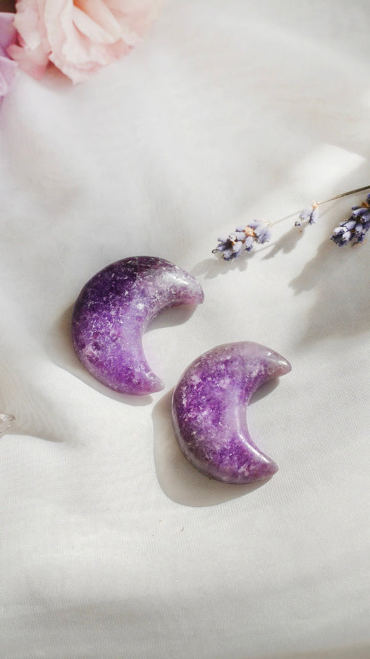 Lepidolite Moon