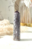 Gem Lepidolite Tower