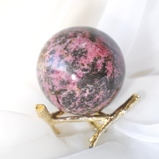 Rhodonite Sphere