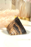 Chocolate Calcite Pyramid